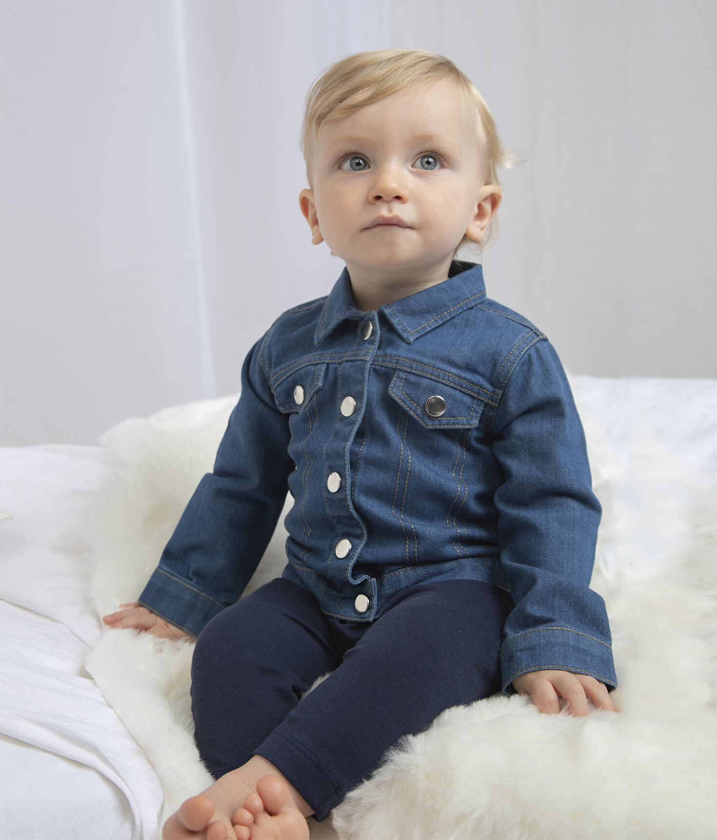 Embroidered Babybugz Denim Jacket - The stylish jacket for children